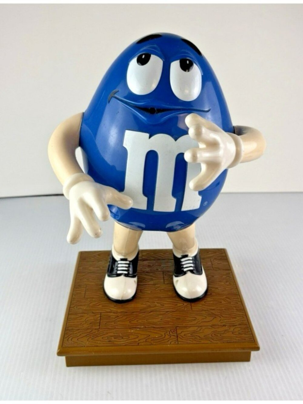 Vintage Mars M&M Blue Peanut Candy Dispenser Works Tested Rare Collectible